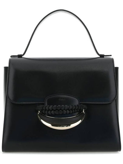 Kattie Leather Shoulder Bag Black - CHLOE - BALAAN 2