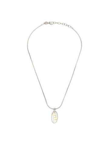 Dx1421 Gold Necklace Silver - DIESEL - BALAAN 1