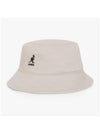 K4224HT KHAKI Washed Bucket Hat - KANGOL - BALAAN 3