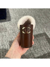 Shearling Crog Mule Beige G35368 - CHANEL - BALAAN 3