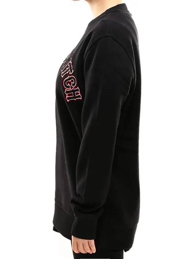 Virginia Bitch Cotton Jersey Sweatshirt Black - GIVENCHY - BALAAN 6