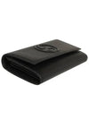 Interlocking GG Soho Leather Long Wallet Black - GUCCI - BALAAN 4