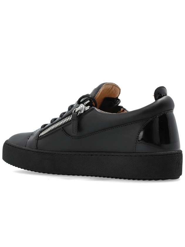 Giuseppe Zanotti Sneakers With Logo, Men's, Black - GIUSEPPE ZANOTTI - BALAAN 5