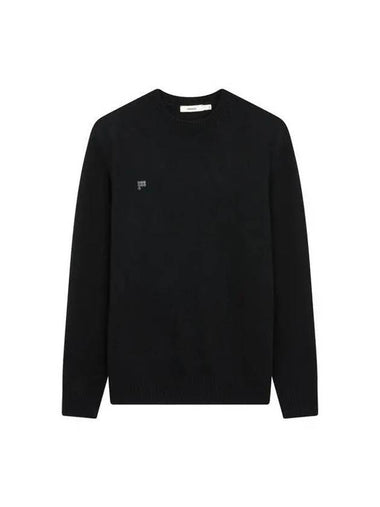 Unisex recycled cashmere sweatshirt black - PANGAIA - BALAAN 1