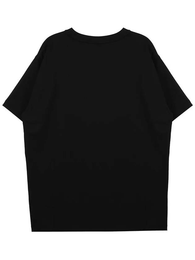 Check Pocket Cotton Short Sleeve T-Shirt Black - BURBERRY - BALAAN 3