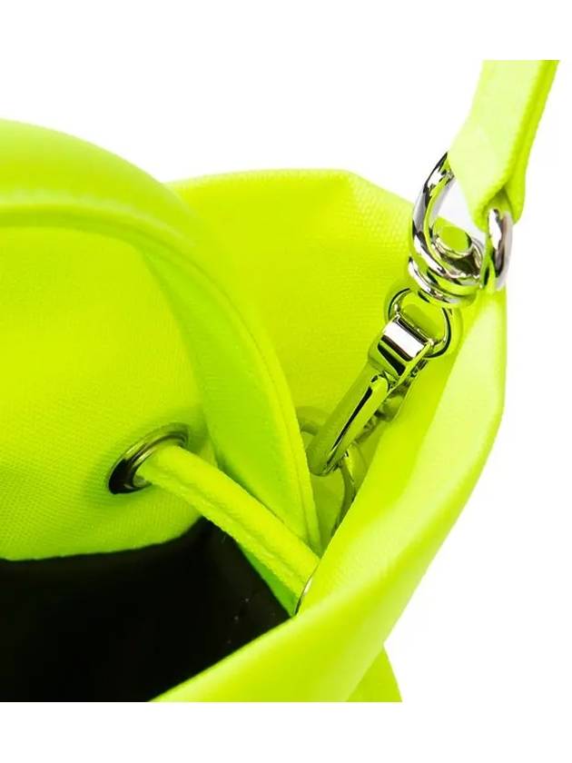 Wheel Drawstring XS Bucket Bag Fluo Yellow - BALENCIAGA - BALAAN 4