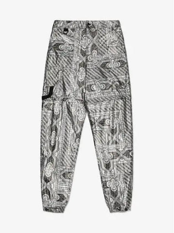 Bandana Print Track Pants Grey - MOOSE KNUCKLES - BALAAN 1