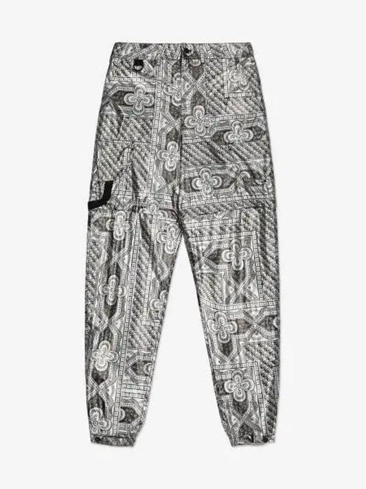 Bandana Print Track Pants Grey - MOOSE KNUCKLES - BALAAN 1