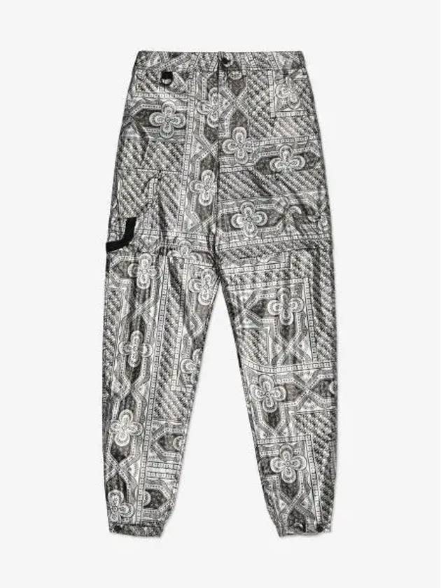 Men s Metallic Bandana Print Pants Millow Gray M13MR782HM1124 - MOOSE KNUCKLES - BALAAN 1