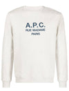 Rufus Embroidery Logo Sweatshirt Grey - A.P.C. - BALAAN 2