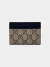 GG canvas black logo card wallet 779775 D697 - GUCCI - BALAAN 2