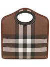 Mini Pocket Tote Bag Brown - BURBERRY - BALAAN 4