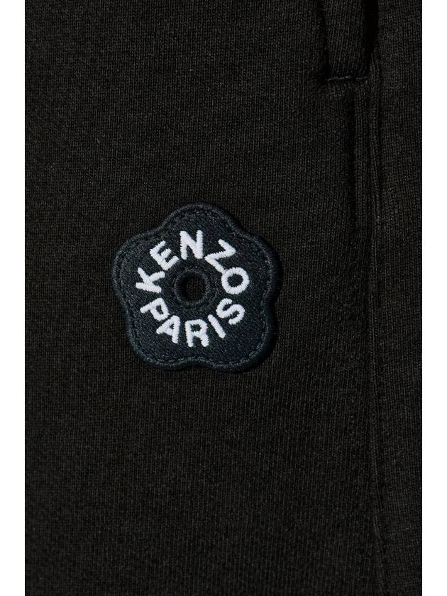 Kenzo Sweatpants With Logo Patch, Women's, Black - KENZO - BALAAN 5