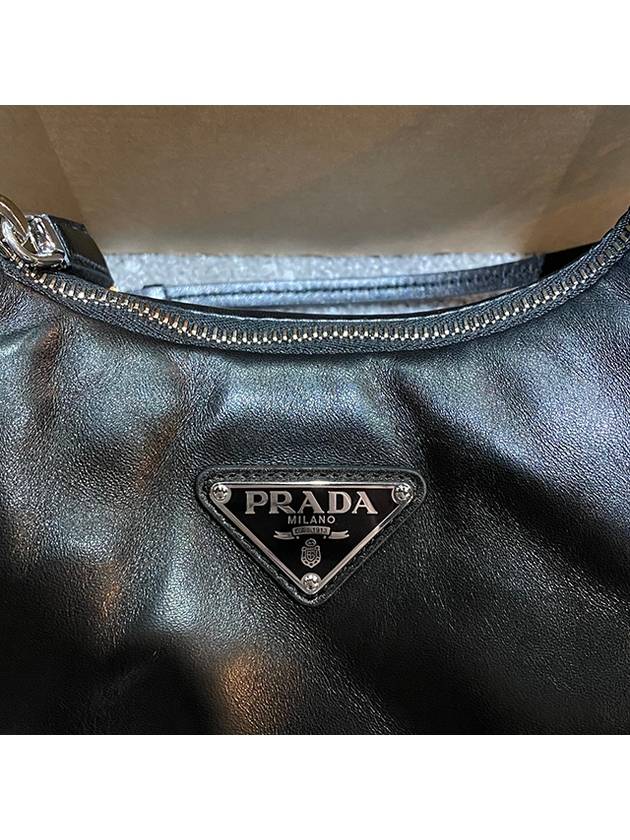 Soft Padded Nappa Leather Mini Bag Black - PRADA - BALAAN 8