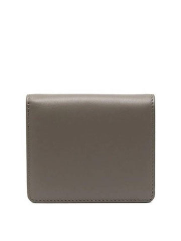 Four Stitch Leather Half Wallet Grey - MAISON MARGIELA - BALAAN 1