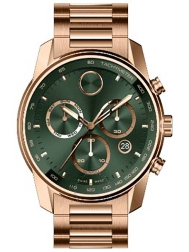 Movado Bold Verso Chronograph Quartz Green Dial Men's Watch 3601082 - MOVADO - BALAAN 1