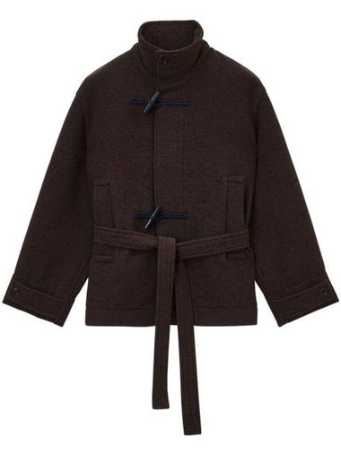 Short Baroque Duffle Coat Brown - LEMAIRE - BALAAN 1