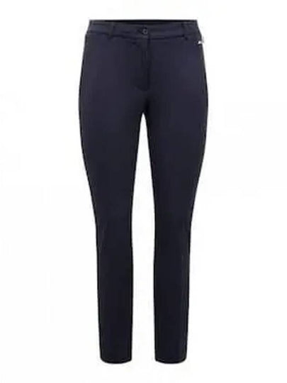 Women's Lei Fleece Twill Pants Navy - J.LINDEBERG - BALAAN 2