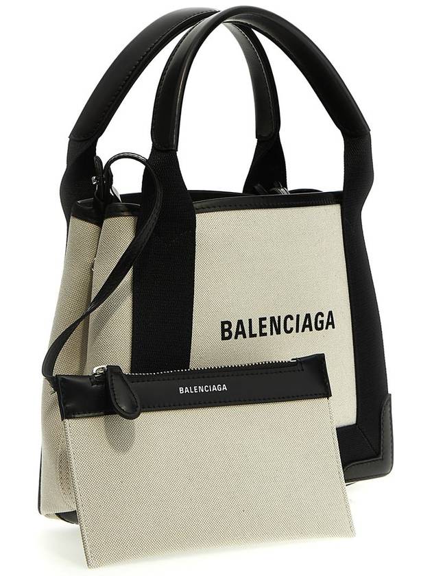 Cabas XS Tote Bag Black Beige - BALENCIAGA - BALAAN 4