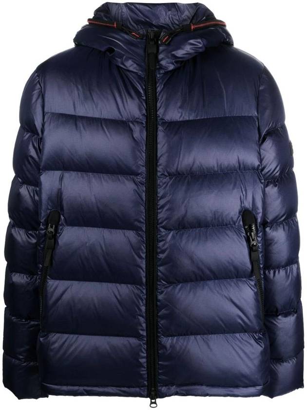 logo patch quilted hooded jacket PEU483001181864 - PEUTEREY - BALAAN 1