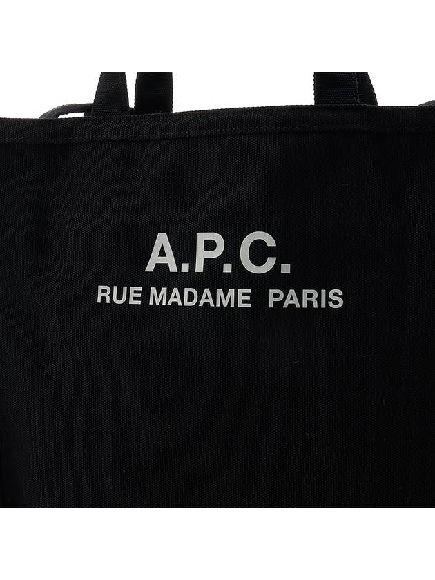 Recovery Logo Printing Cotton Tote Bag Black - A.P.C. - BALAAN 8