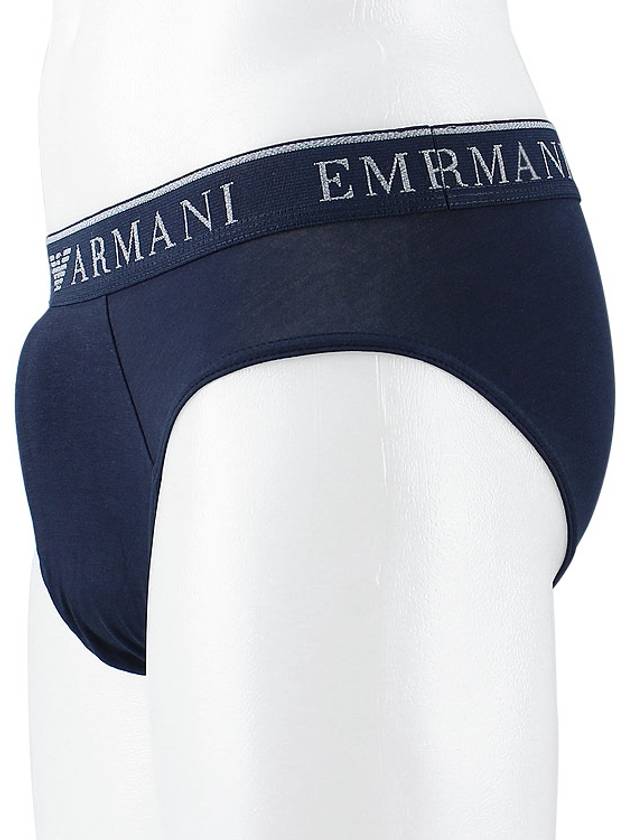 Men's Triangle Cotton Briefs 2 Pack - EMPORIO ARMANI - BALAAN 4