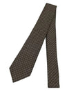 Interlocking G Silk Wool Tie Camel Brown - GUCCI - BALAAN 3