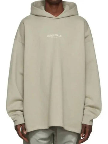 ESSENTIALS Essentials Relax Long Sleeve Cotton Fleece Hoodie - FEAR OF GOD ESSENTIALS - BALAAN 1