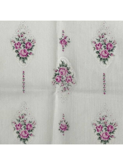 White Purple Flower Handkerchief 8 3VDIA298353 - DIOR - BALAAN 2