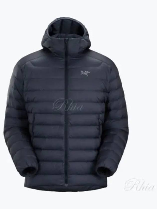 Cerium Logo Hooded Padding Navy - ARC'TERYX - BALAAN 2