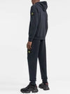 Waffen Patch Cotton Fleece Track Pants Navy - STONE ISLAND - BALAAN 6