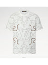 1AFWVO Embroidered Cotton T Shirt - LOUIS VUITTON - BALAAN 3