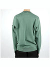 Compass Patch Cotton Sweatshirt Sage Green - STONE ISLAND - BALAAN 5