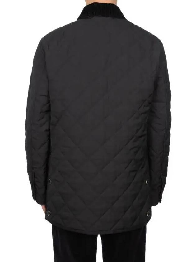 Quilted Thermoregulated Barn Jacket Black - BURBERRY - BALAAN 6