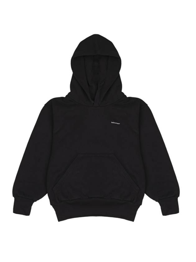 Kids Logo Hoodie Black - BALENCIAGA - BALAAN 1