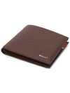 Men's Half Wallet FLAG BIFOLD 8CCN 8P1 - BALLY - BALAAN 3