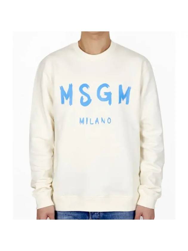 Brushed Logo Sweatshirt 3640MM513 247000 02 - MSGM - BALAAN 1