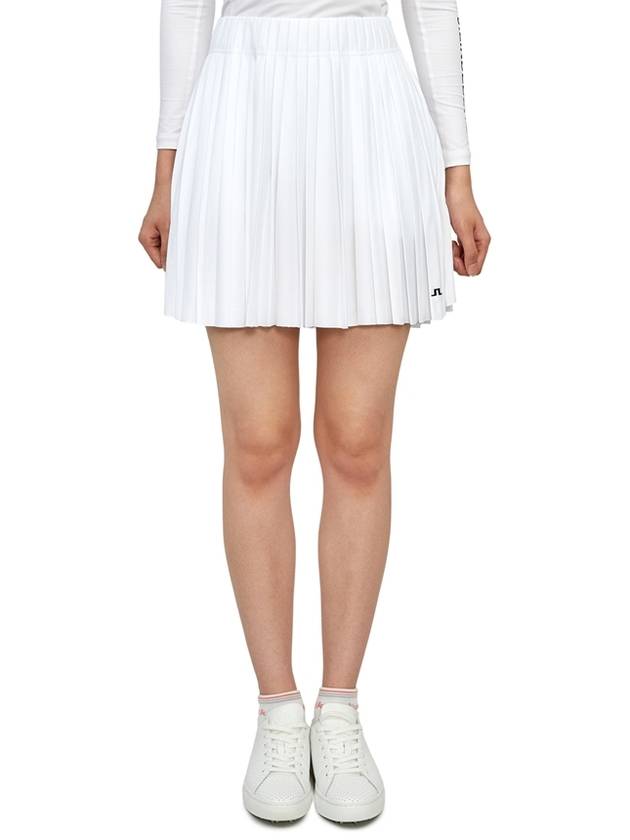 Gayle Golf Skirt White - J.LINDEBERG - BALAAN 2