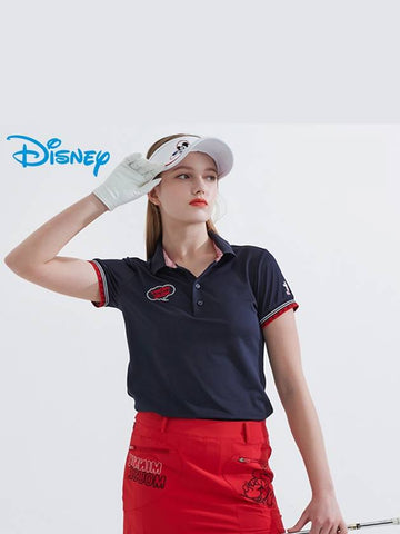 Cooling Functional PK Short Sleeve Collar T-Shirt HL2LTS091 - DISNEY GOLF - BALAAN 1