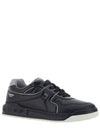 Stud Low Top Sneakers Black - VALENTINO - BALAAN 3