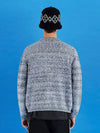 Flower gradient striped knit gray - UNALLOYED - BALAAN 3