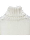 wool logo turtleneck white - OFF WHITE - BALAAN 5