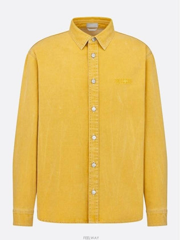 AND STONE ISLAND OVERSHIRT YELLOW COTTON - DIOR - BALAAN 1