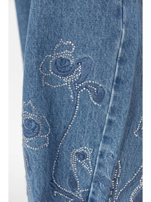 ROTATE Jeans With Shimmering Sequins, Women's, Blue - ROTATE - BALAAN 5