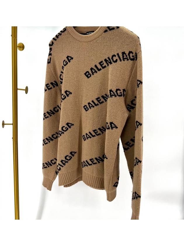 Multi logo knit sweater size L - BALENCIAGA - BALAAN 3