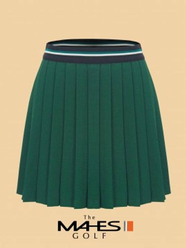 Skirt Shorts Orange Label Royal Green Banding Pleated Skirt GKW9135 - MAHES - BALAAN 1