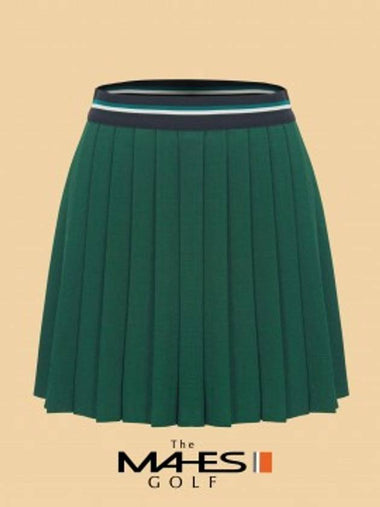 Skirt Shorts Orange Label Royal Green Banding Pleated Skirt GKW9135 - MAHES - BALAAN 1