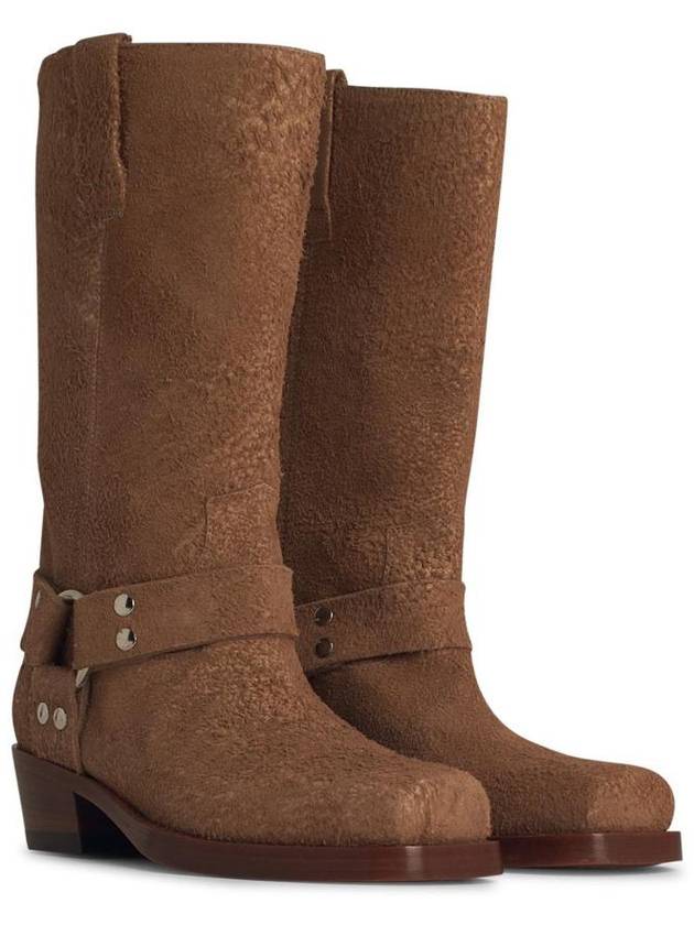 Paris Texas 'Roxy' Beige Suede Boots - PARIS TEXAS - BALAAN 2