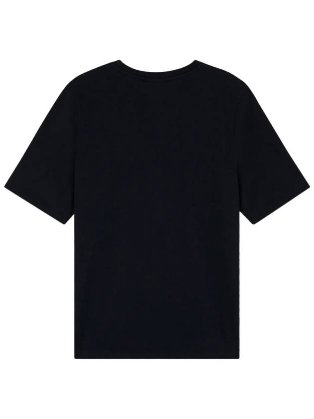 Speedy Fox Patch Comfort Short Sleeve T Shirt Black - MAISON KITSUNE - BALAAN 3