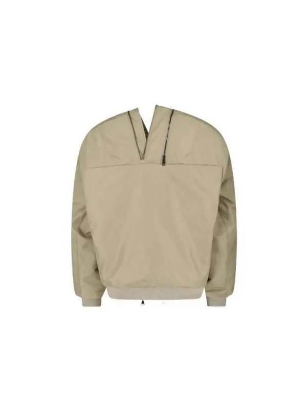 Y PROJECT Double zipper decoration nylon bomber jacket 203JA002 F493 DARK BEIGE - Y/PROJECT - BALAAN 2